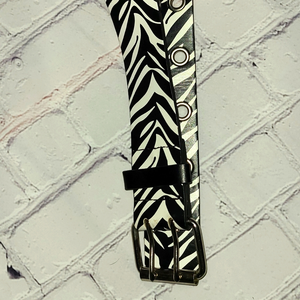 Zebra Print Belt